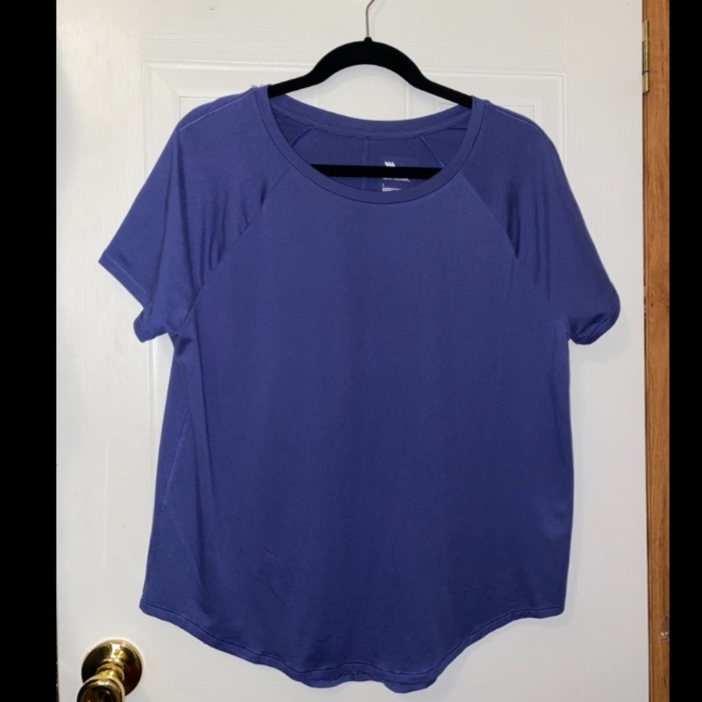Purple Target Athletic Tee SZ L NWOT